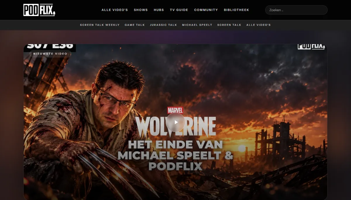De site van Podflix