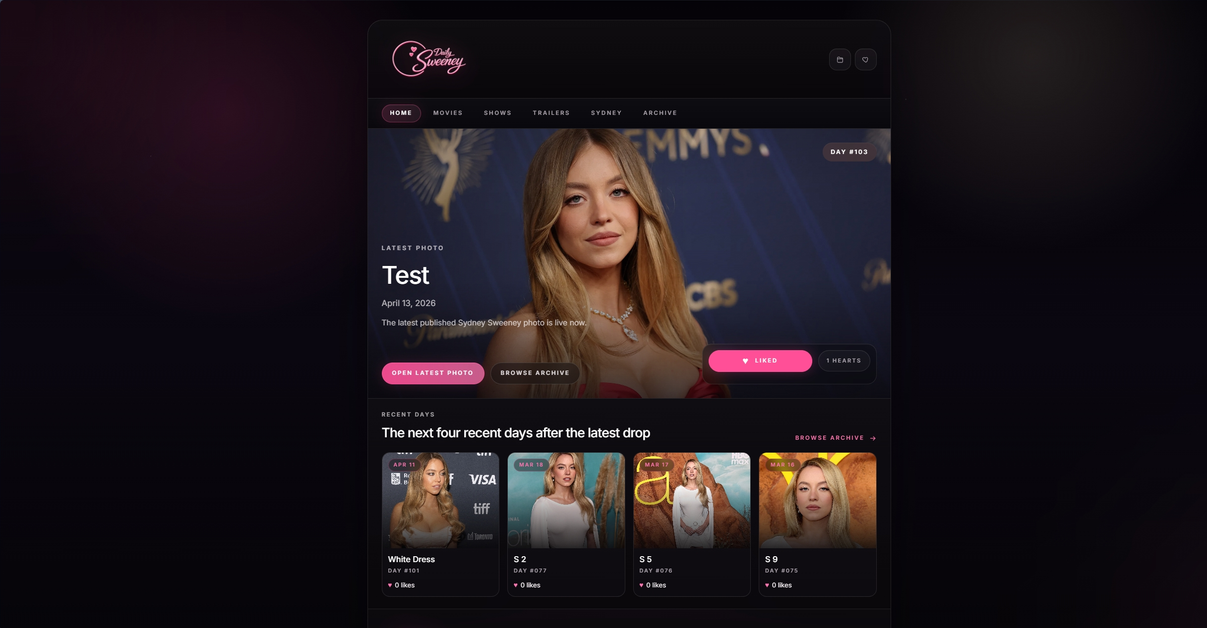 Daily Sweeney concept en media