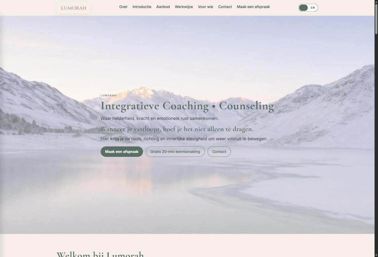 Lumorah website